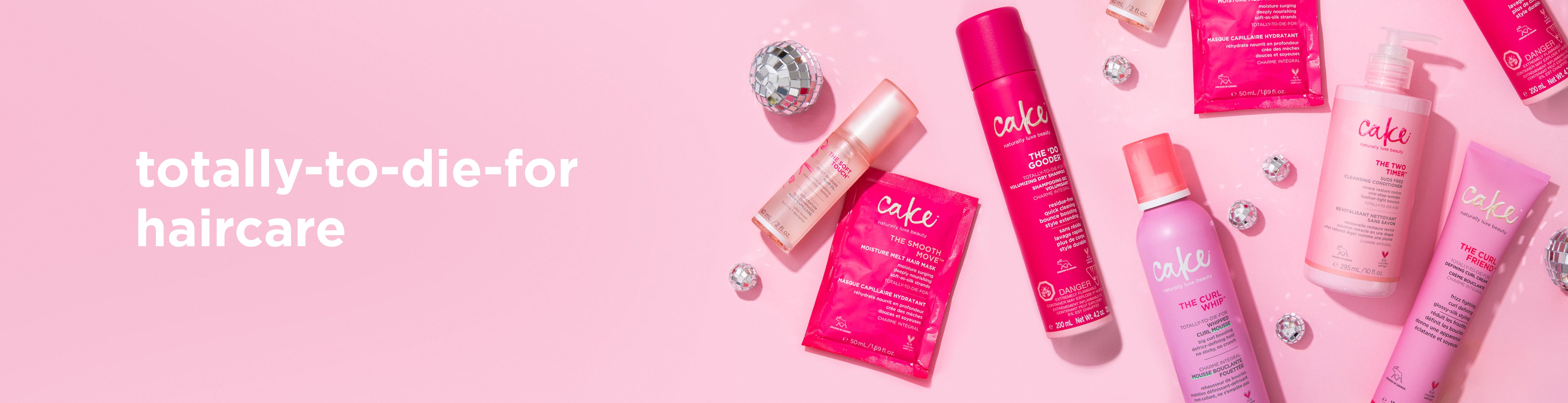 Cake Hair Care - Dry Shampoo, Dry Conditioner, and Beach Hair Texturizing Spray