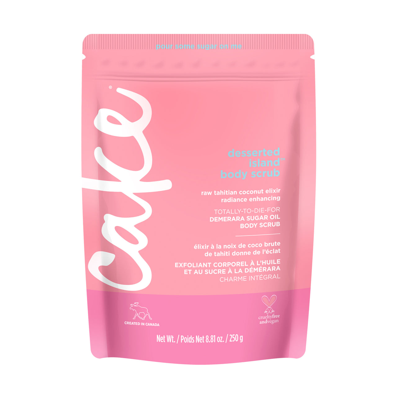 Desserted Island Demerara Sugar Oil Body Scrub, 250 g