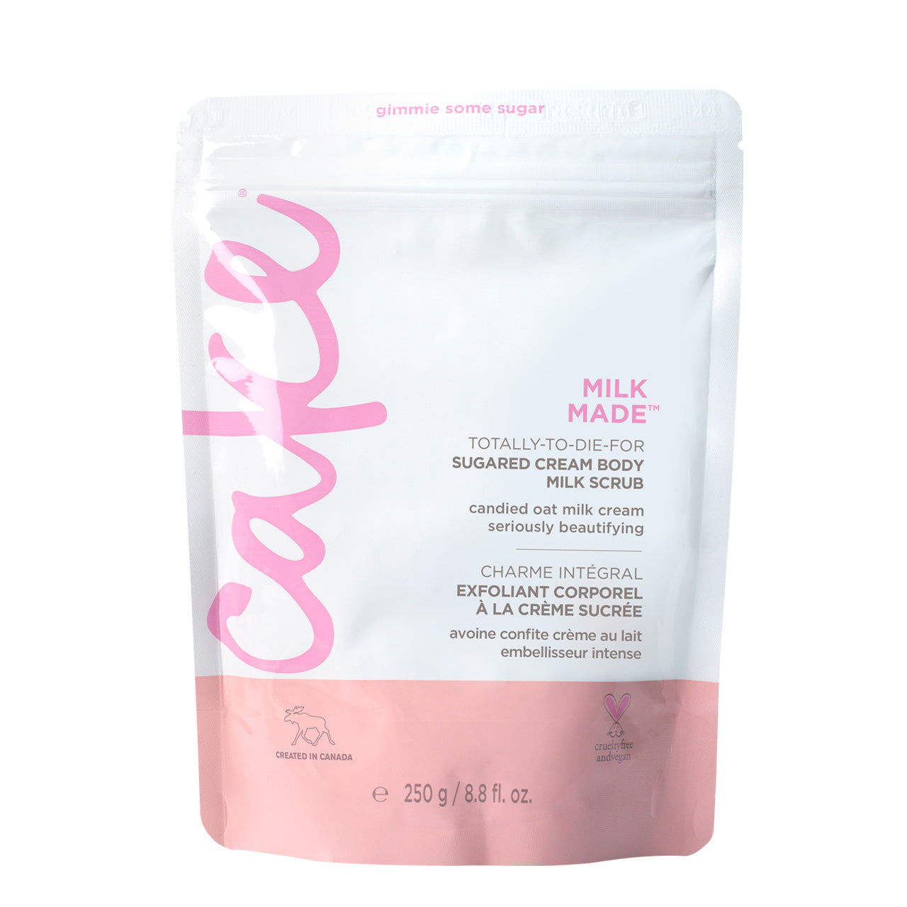 Milk Made Sugared Cream Body Milk Scrub, 250 g